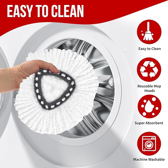 Spin Mop Head, Handle Replacement - Image 3