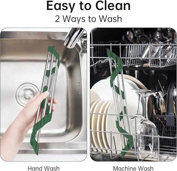 Tomorotec Triangle Roll-Up Dish Drying Rack - Image 5