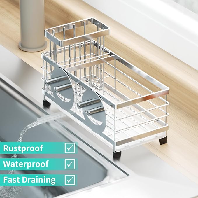 HapiRm Sink Caddy Sponge Holder - Image 6