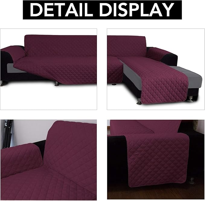 Easy-Going Sofa Slipcover L Shape Sofa Cover Sectional Couch Cover Chaise - Image 3