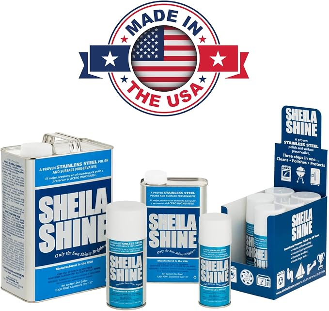Sheila Shine 3 x 10 Oz. Stainless Steel Cleaner and Polish Aerosol Spray - Image 6