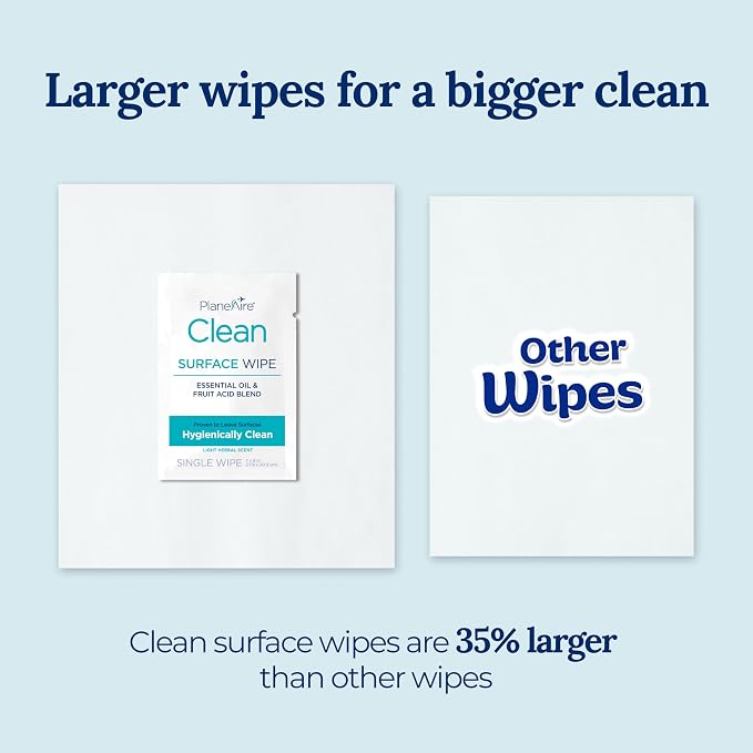 Clean Wipes | Surface Cleaning Wipes | Individually Wrapped Travel Wipes | All - Image 5