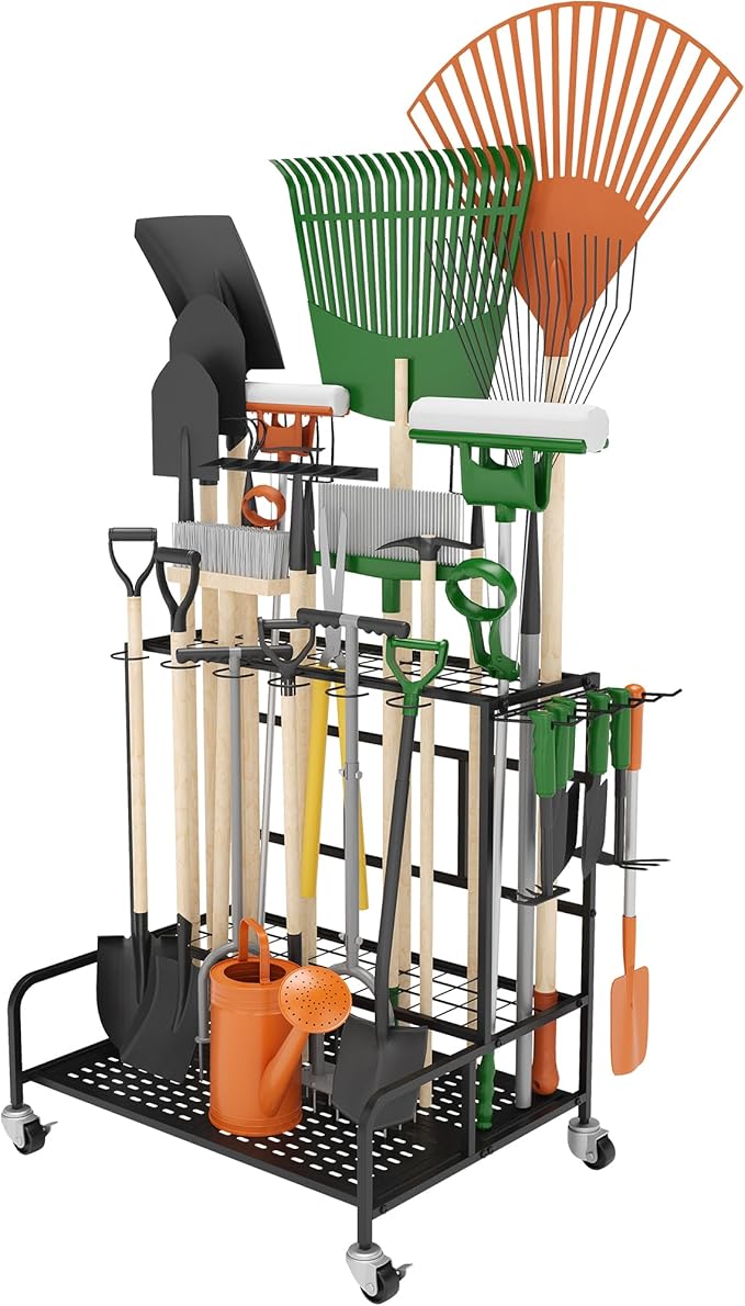 Garden Tool Organizer Rack by Sttoraboks
