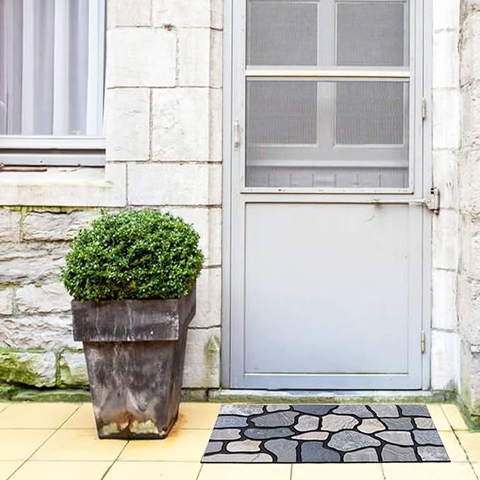 CHICHIC Welcome Door Mat 18X 30 Inch Front Doormat Outdoors - Image 8