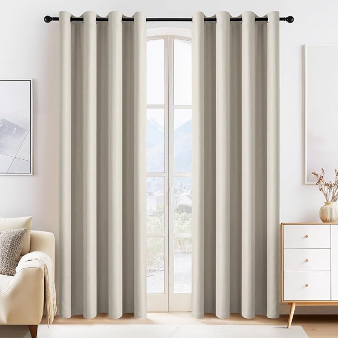 PONY DANCE Blackout Curtains for Bedroom by PONYDANCE
