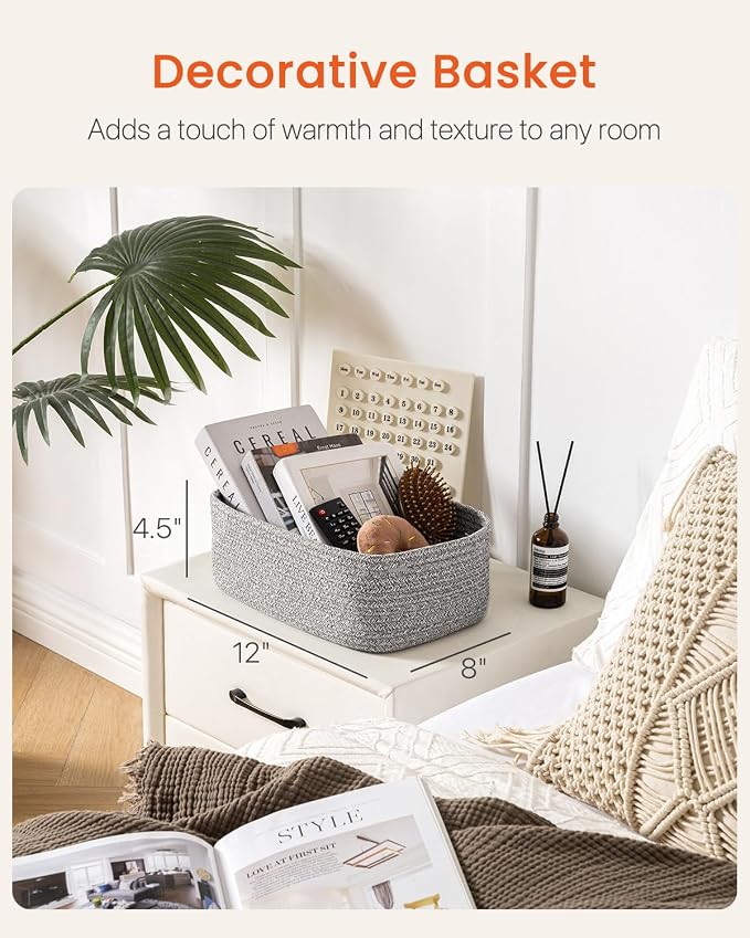 Small Woven Basket, Storage Basket - Image 2