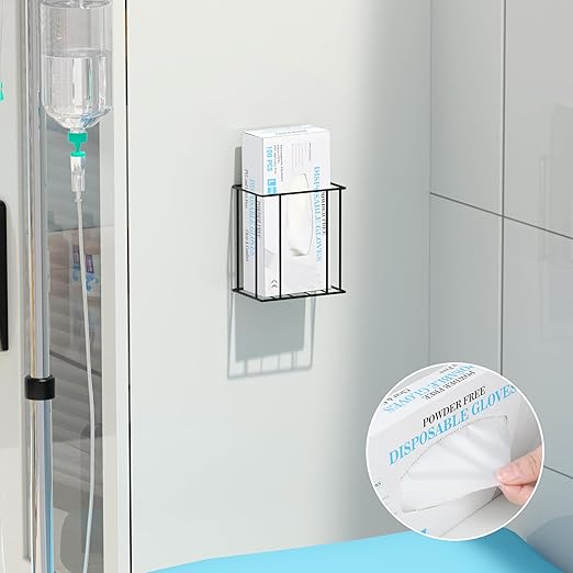 Magnetic Glove Box Holder Wall Mount, Disposable Glove Dispenser, Rubber Latex - Image 5