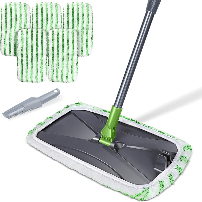 MASTERTOP Dust Mop for Hardwood Floors, Extra Large Microfiber Flat Mop by MASTERTOP