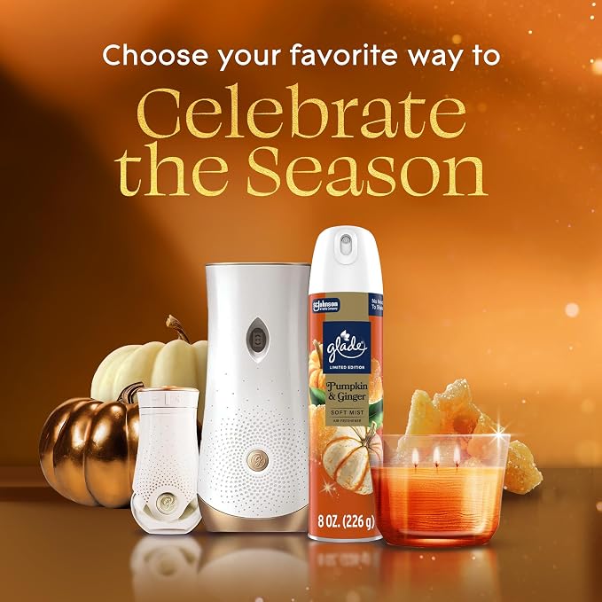 Glade PlugIns Refills Air Freshener, Pumpkin & Ginger, Scented and Essential - Image 8