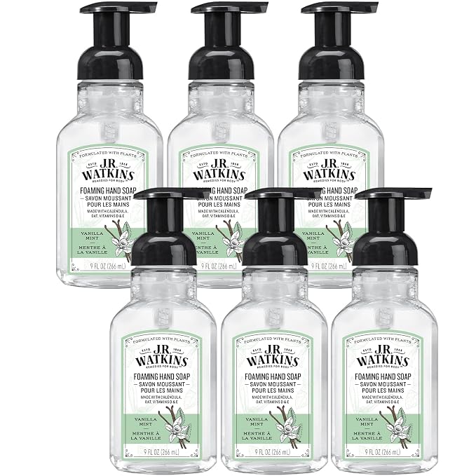 Watkins Hand Soap Vanilla Mint, 9 Fl Oz by JRWatkins