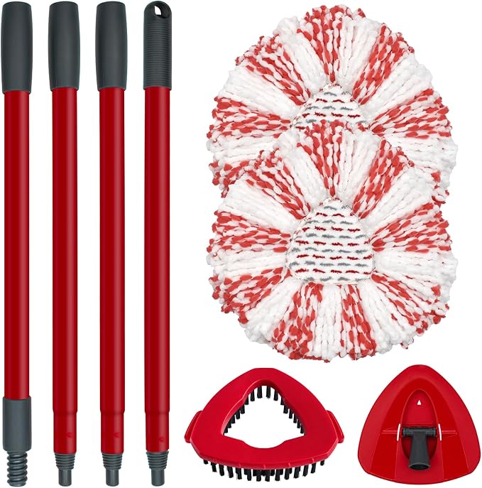 Spin Mop Replace Head, Mop Handle Replacement by DLAIMI