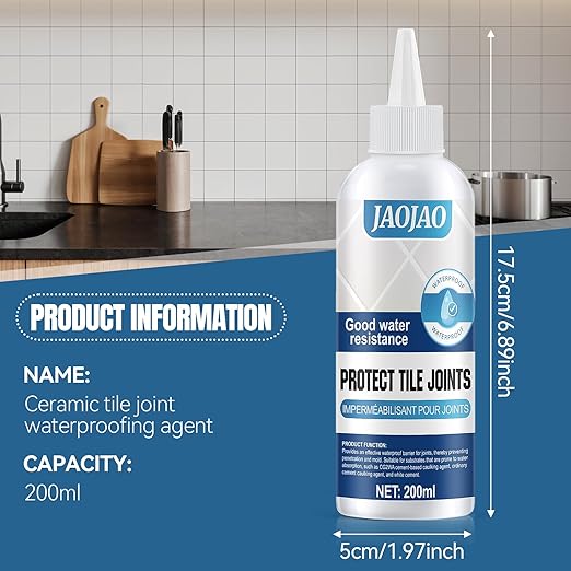 JAOJAO Grout Sealer for Floor Tile, Grout Repair Kit Tile Grout Sealer Shower - Image 7