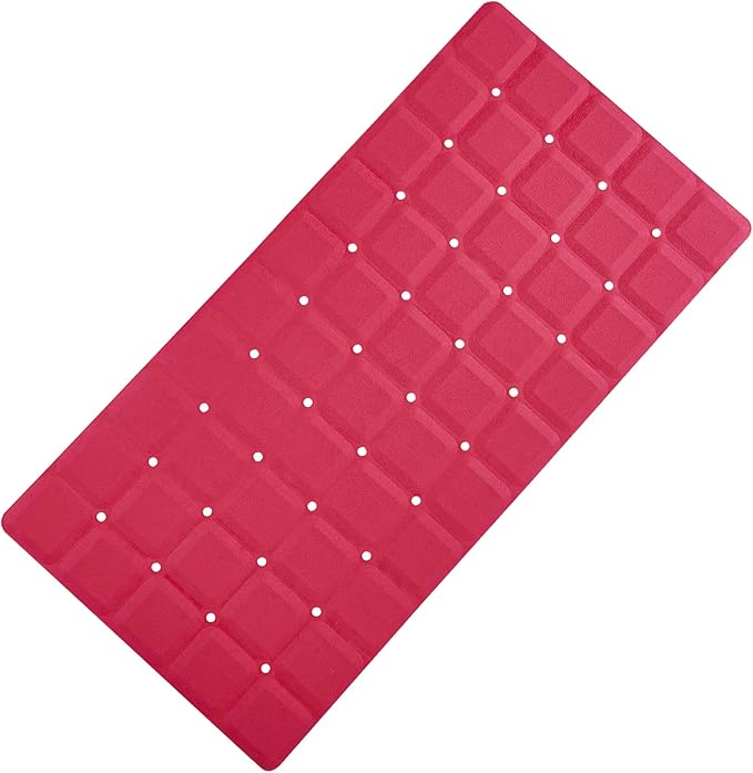 Foldable Silicone Bathtub Mat: Jumbo Size Heavy Duty Safety Bath Mat by Webos