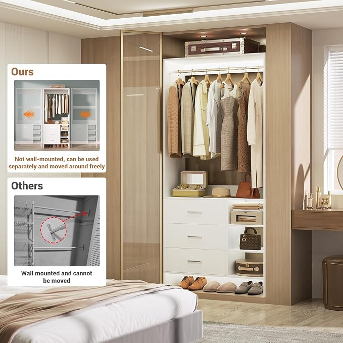 Aheaplus 2.5FT Closet System - Image 5