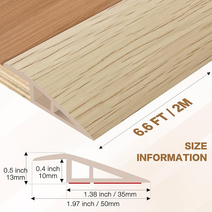 Floor Transition Strip Vinyl Door Threshold Ramp Self Adhesive Carpet Edging - Image 7