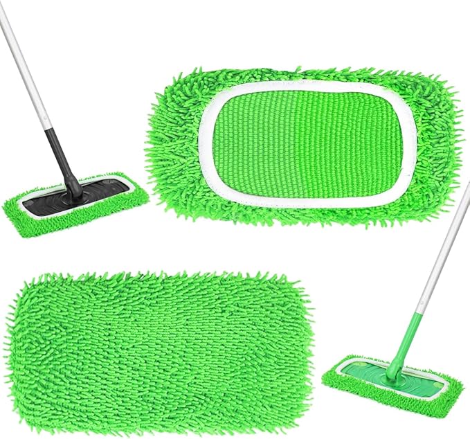 Reusable Microfiber Mop Pads Compatible by BEVAUEG