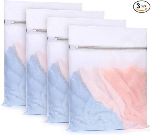 Muchfun 3Pcs Durable Fine Mesh Laundry Bags by Muchfun