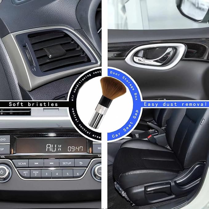 Car Interior Dusting Brush Auto Dust Sweeping Soft Brush Automotive Mini Duster - Image 4