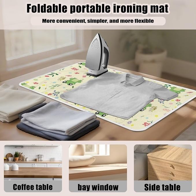 Ironing Mat Ironing Board Pad Heat Resistant, Quilting & Travel Blanket 32 x 16 - Image 6