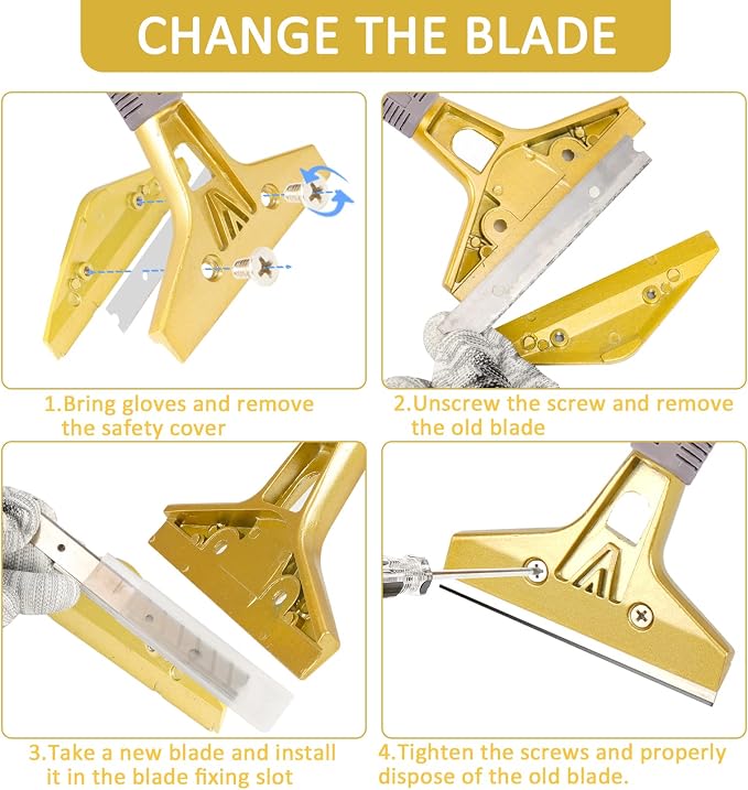 Razor Blade Scraper, Floor Scraper Tool - Image 4