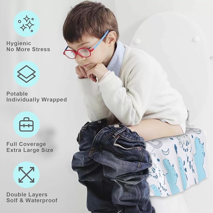 Toilet Seat Covers Disposable, Kids Potty Training, Potable Potty Seat Covers - Image 4