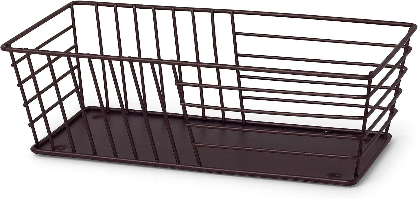 Spectrum Diversified Wright Bread Basket, Classic Kitchen Design for Breads, Roll, Muffin, Pastries & Baked Good Storage, Traditional Style Snack & Food Holder for Serving