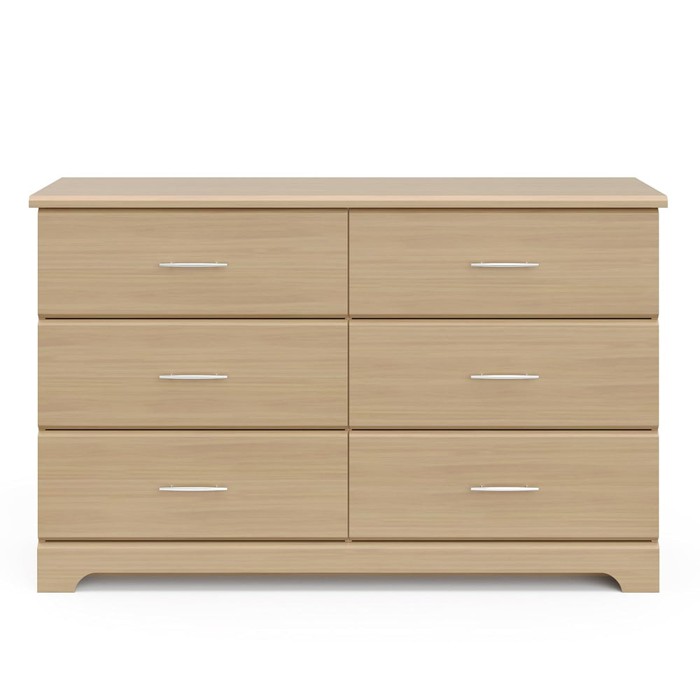 Storkcraft Brookside 6 Drawer Dresser, Driftwood