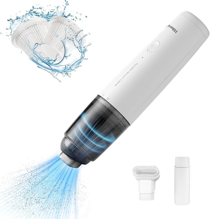 Mini Vacuum Cleaner Cordless, Car Vacuum Cleaner Portable by Hiluce