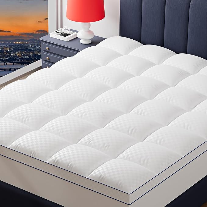 Mattress Topper Twin Extra Thick Mattress Pad Cover by Reitti