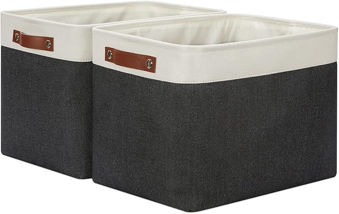 DULLEMELO Storage Bins Large-16"x12"x12" by DULLEMELO
