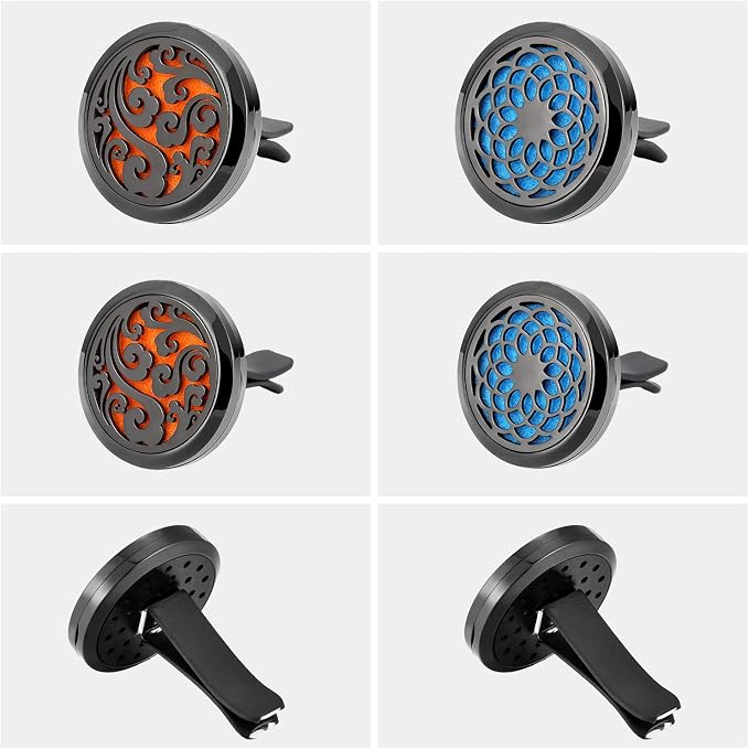 2 Pieces 316L Car Aromatherapy Oil Diffuser Air Freshener - Image 5
