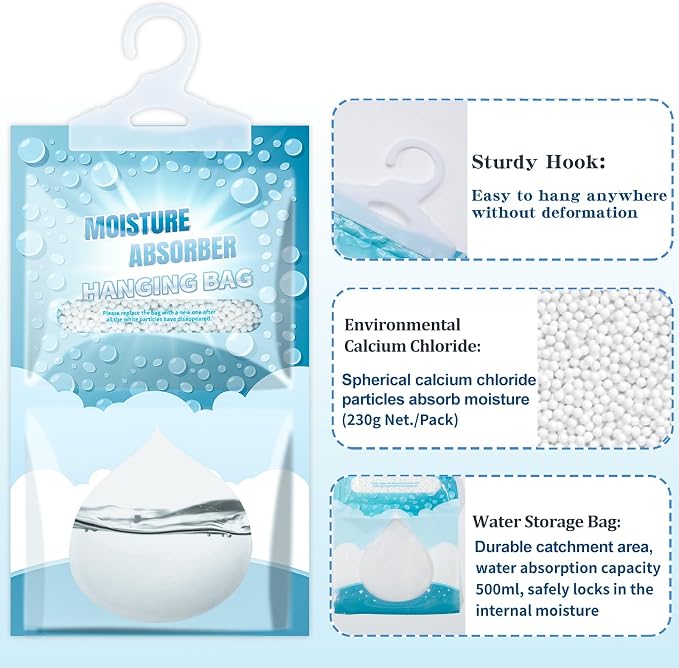 20 Pack Hanging Moisture Absorbers - Image 3