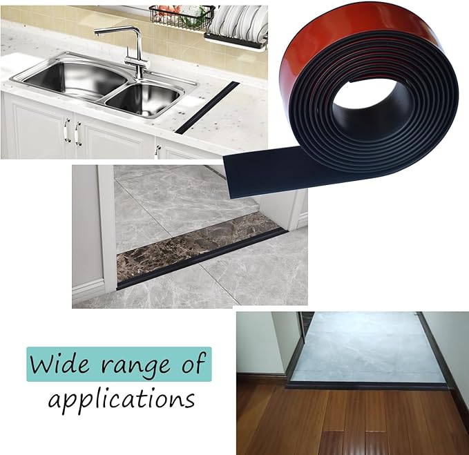 Floor/Door Flat Transition Strip & Self Adhesive Floor Vinyl Floor Edge Trim - Image 4
