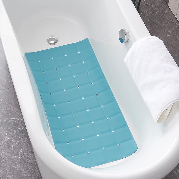 Foldable Silicone Bathtub Mat: Jumbo Size Heavy Duty Safety Bath Mat - Image 5
