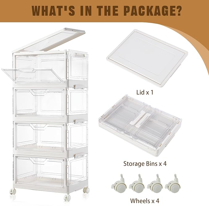 Collapsible Plastic Storage Bins - Image 4