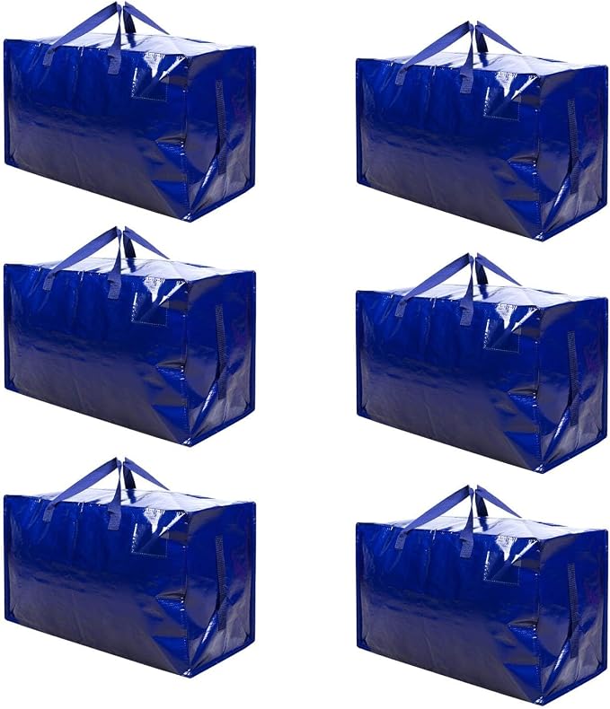 VENO 6 Pack Moving and Storage Bags, Heavy Duty, Alternative to Moving Boxes by Veno