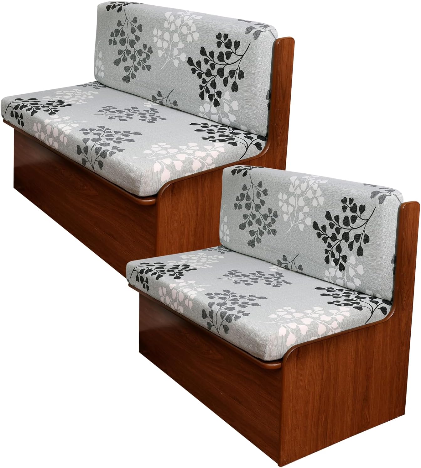 KRFOONN RV Dinette Cushion Covers Stretch Camper Cushions Cover Replacement Couch Cushion Slipcovers Washable Loveseat Slipcovers for Travel Trailer Couch (2 Backrest Cover & 2 Bench Cover, 01)