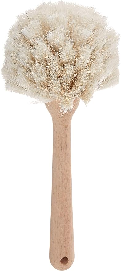 Fox Run Kitchen Brush, Natural Horsehair Fiber Dish and Glass Brush by foxrunbrands