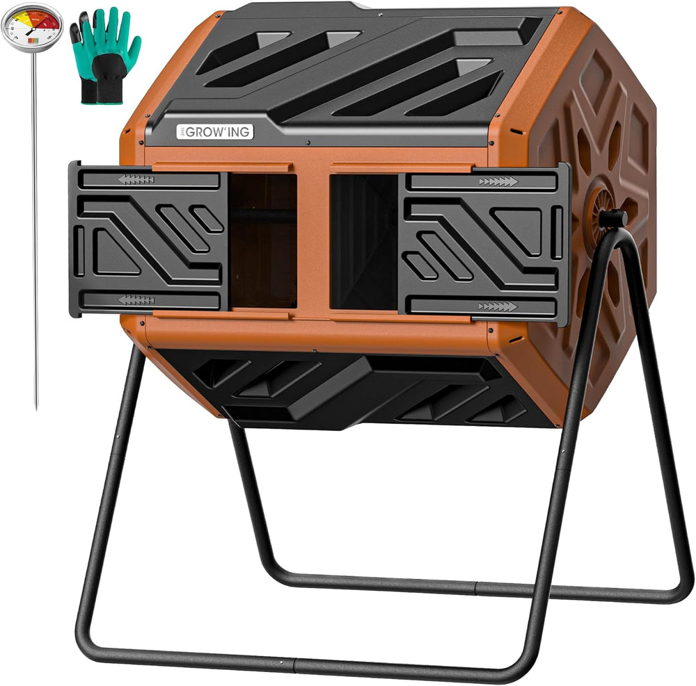 THEGROW'ING Updated 43 Gallon Outdoor Compost Bin.
