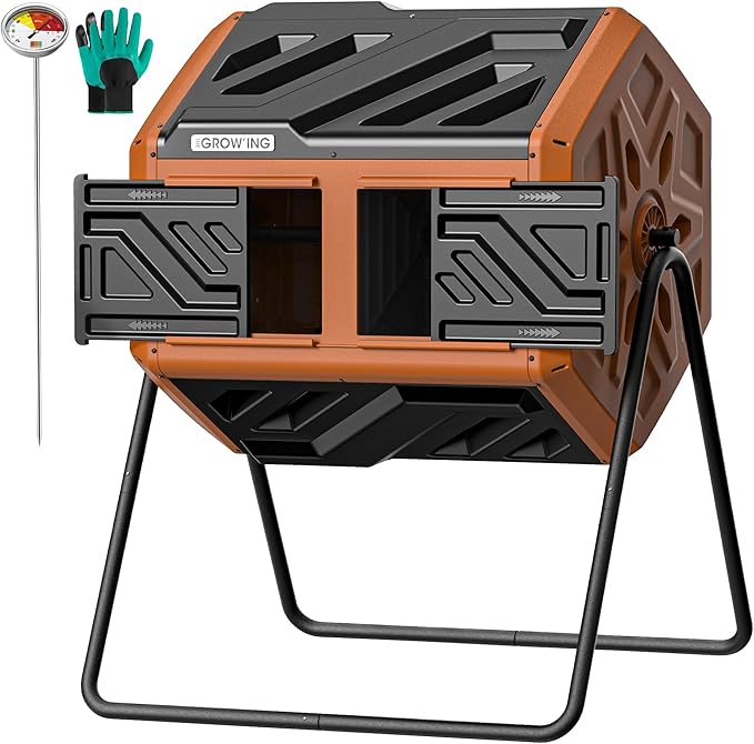 THEGROW'ING Updated 43 Gallon Outdoor Compost Bin. by THEGROWING