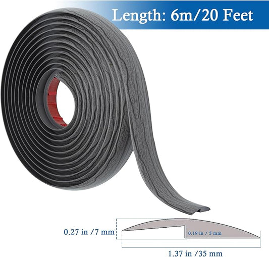 Floor Transition Strip Self Adhesive Carpet & Flooring Transitions Edging Trim - Image 2