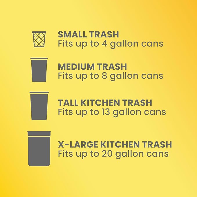 Glad ForceFlex Tall Kitchen Drawstring Trash Bags, 13 Gal, Fragrance Free - Image 8