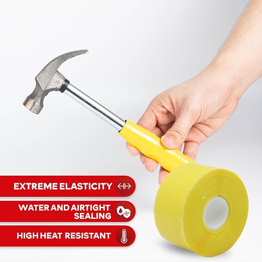 XFasten Self-fusing Silicone Tape Pro, 1.5-Inch x 15-Feet, 30mils Non-Adhesive - Image 3