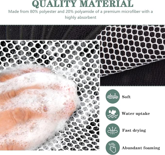 SINLAND Microfiber Dish Cloth for Washing Dishes Dish Washing Rags Best Kitchen - Image 3