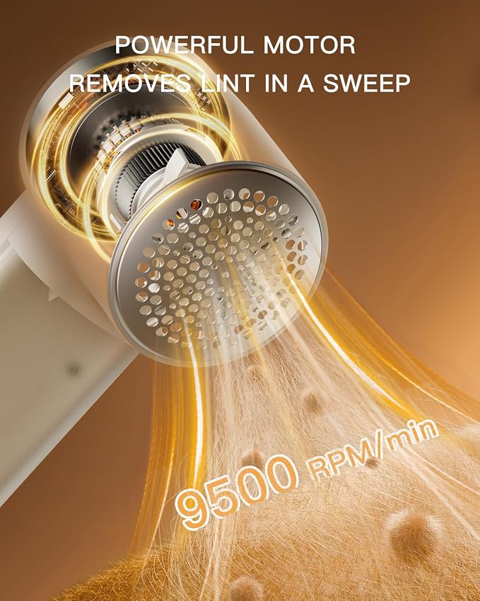 Electric Lint Remover and Fabric Shaver, Rechargeable Clothes Shaver - Image 4