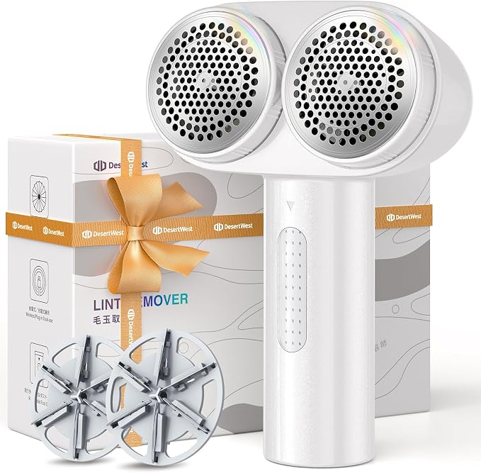 DesertWest Fabric Shaver, 2000mah Rechargable Lint Remover, Lint Shavers to by DesertWest