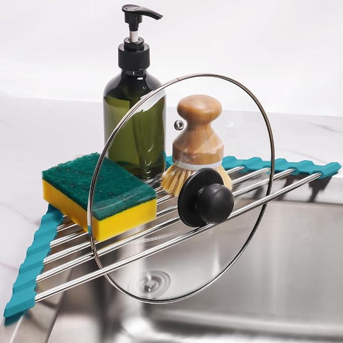 Tomorotec Triangle Roll-Up Dish Drying Rack - Image 8