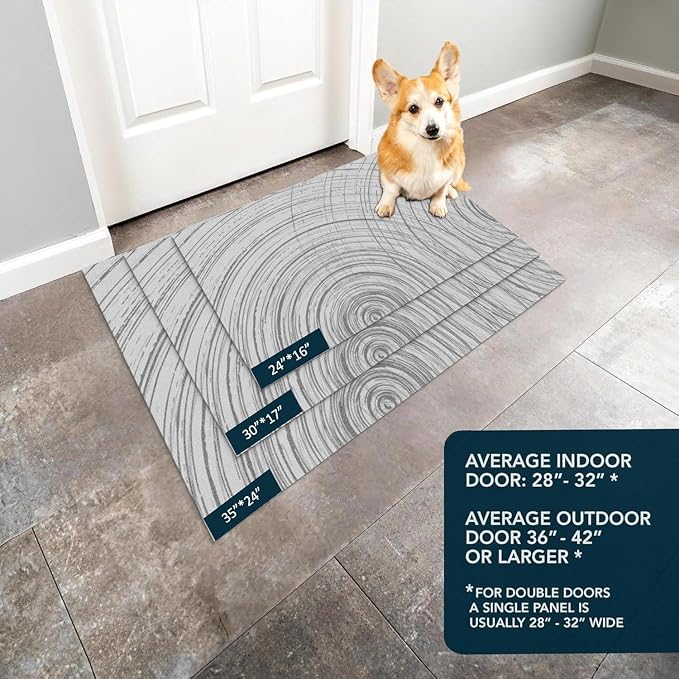 Ultra Thin Door Mat Indoor Entrance, 1/10 in Thin Door Mats - Image 7