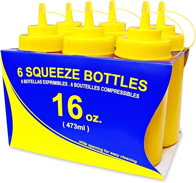 New Star Foodservice 26528 Plastic Squeeze Bottles by NewStarFoodservice