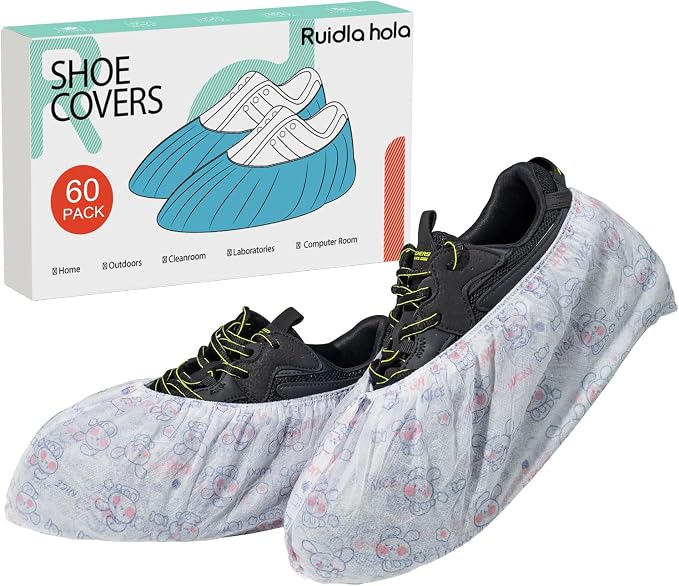 Disposable Shoe Covers 60 Pack Booties by Unknown